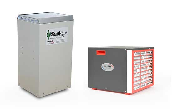Basement dehumidifiers