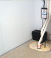 basement wall product and vapor barrier for Frederick wet basements